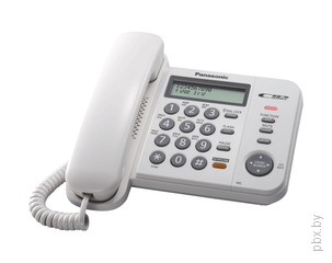 Изображение товара «Проводной телефон Panasonic KX-TS2358 RUW» №1