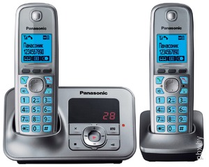 Изображение товара «Беспроводной DECT телефон Panasonic KX-TG6622 RUM» №1